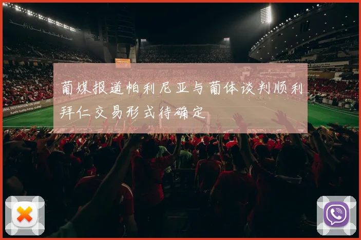 葡媒报道帕利尼亚与葡体谈判顺利拜仁交易形式待确定